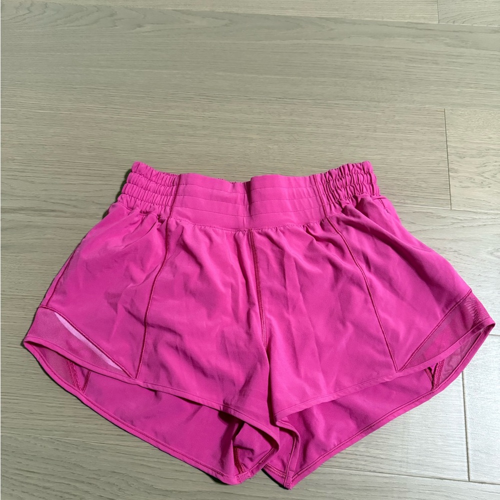 lululemon athletica hotty hot high rise 2 1/2” Vibrant Pink Athletic Shorts